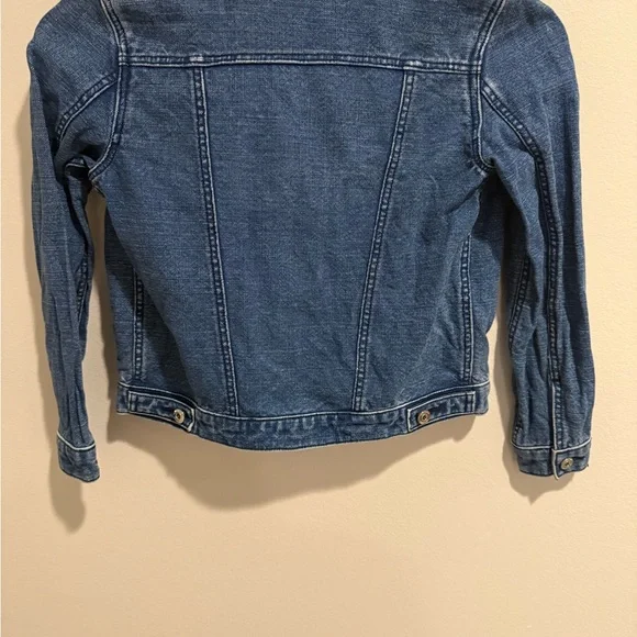 Excellent Burberry Logo Designer Blue Denim Jacket Kids size 8Y 128cm - Picture 12 of 15